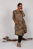 SID719 Plaid Dress with pockets