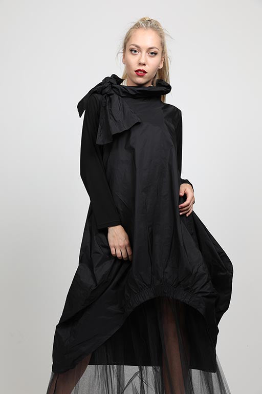 Black Artsy Top for Women