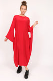 Long Unique Red Dress