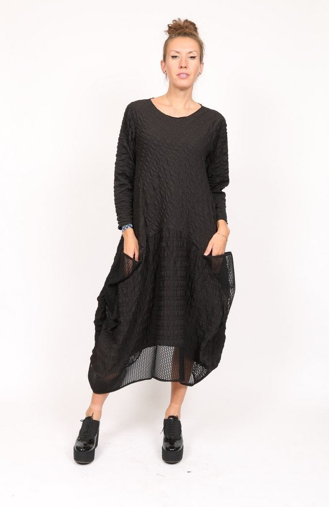 Long black women dress