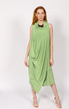 Green jersey dress