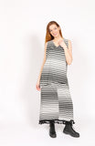 Jersey Stripped Sleeveless Top
