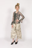 LEOPARDMESH TOP