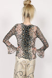 LEOPARDMESH TOP