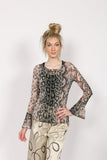 LEOPARDMESH TOP