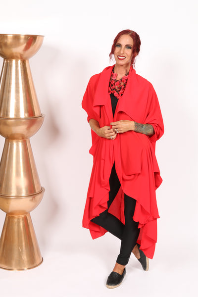 Red Oversized jacket