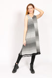 Jersey stripped dress