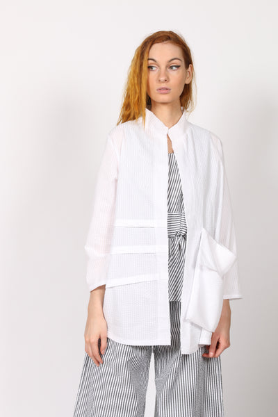 White Linen women jacket