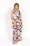 Sleeveless Newspaper Top